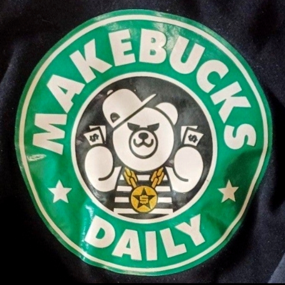 Hoodie Make Bucks Daily Funny Logo Bear Starbucks
